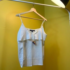 White Female Blouse Sleeveless One Clothing